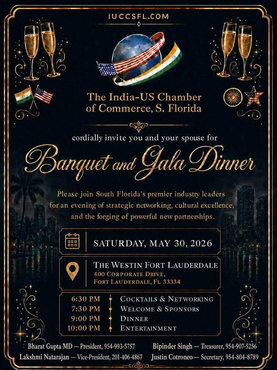 Banquet and Gala Dinner — May 30, 2026, The Westin Fort Lauderdale